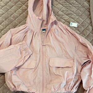 Old Navy Pink Hooded Jacket